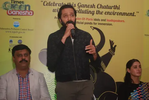 Riteish and Nargis Promotes 'Banjo' at Times Ganesh Event