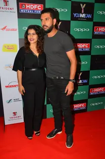 Yuvraj Singh and Kajol at Launch of new Clothing line 'YouWeCan'