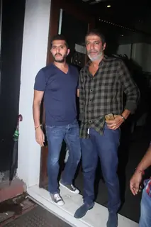 Chunky Pandey at Baba Dewan's Bash