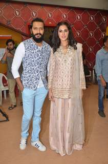 Riteish Deshmukh and Nargis Fakhri at Promotion of 'Banjo' on The Voice India Kids