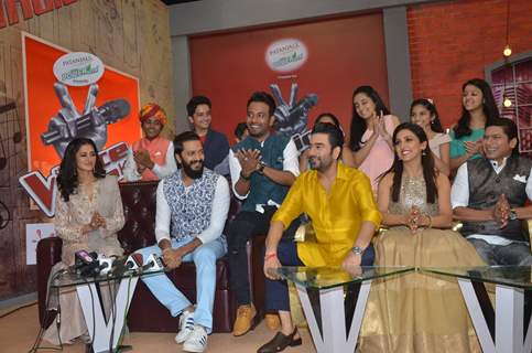 Celebs at Promotion of 'Banjo' on The Voice India Kids