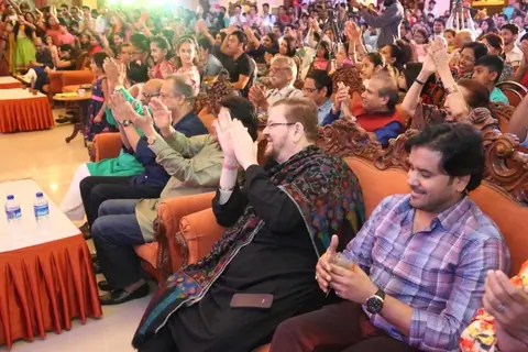 Nitin Mukesh and Javed Ali at Ajivasan Fest 2016