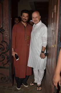 Anil Kapoor and Anupam Kher at Anil Kapoor's Ganesh Chaturthi Celebrations!