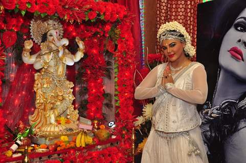 Rakhi Sawant celebrates Ganesh Chaturthi!