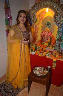 Tina Ahuja celebrates Ganesh Chaturthi!