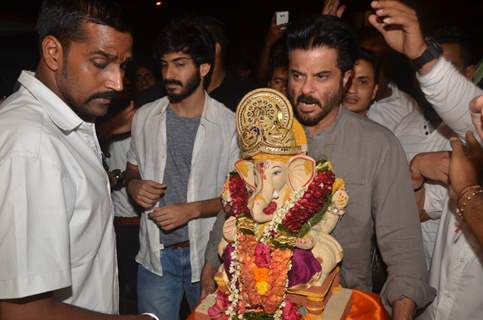 Anil Kapoor at Ganesh Visarjan 2016