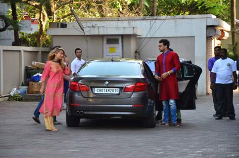 Ganesh Visarjan 2016: Karan Kundra and Anusha Dandekar