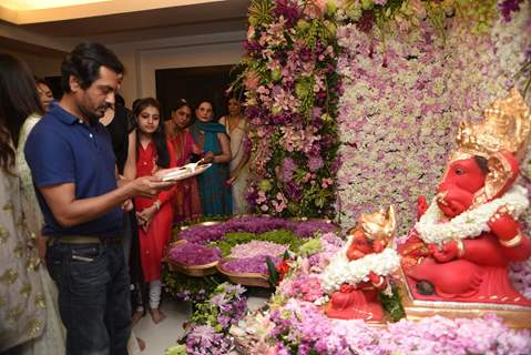 Nawazuddin Siddiqui at Salman Khan's Ganesh Utsav 2016