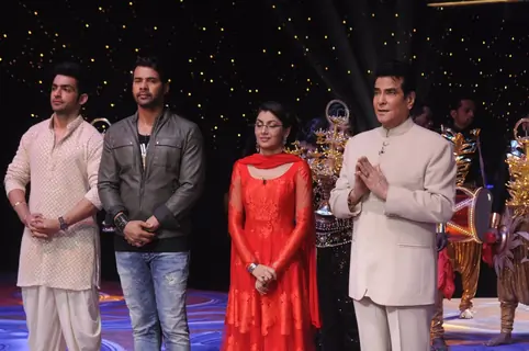 Jeetendra, Shabbir Ahluwalia and Sriti Jha Promotes 'Banjo' on the sets of Kum Kum Bhagya