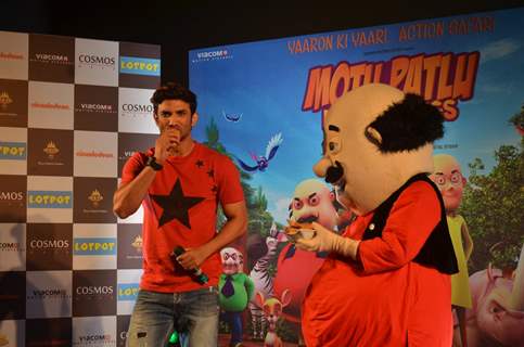 Sushant Singh Rajput supports Motu Patlu 3d film