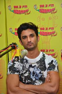 Sushant Singh Rajput at Promotion of 'MS Dhoni: The Untold Story' at Radio Mirchi