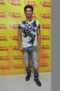 Sushant Singh Rajput at Promotion of 'MS Dhoni: The Untold Story' at Radio Mirchi