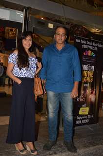 Ashutosh Gowarikar and Sunita Gowariker at Special screening of 'Bar Bar Dekho'