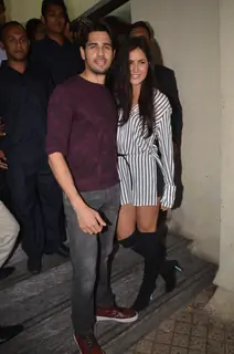 Katrina Kaif and Sidharth Malhotra at Special screening of 'Bar Bar Dekho'