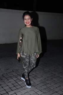 Neha Kakkar at Special screening of 'Bar Bar Dekho'