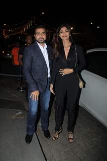 Shilpa Shetty and Raj Kundra at Birthday Bash of Raj Kundra