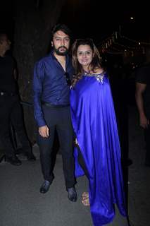 Dheeraj Deshmukh along with his wife Deepshika Bhagnani at Birthday Bash of Raj Kundra