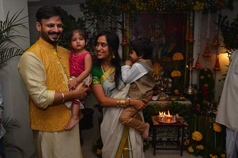 Vivek Oberoi and Family Bid Farewell to 'Ganpati Bappa'