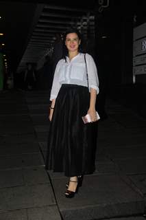 Urvashi Sharma snapped outside Hakkasan