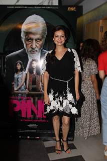 Dia Mirza at Special screening of Film 'Pink'