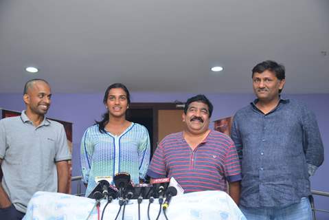 Pullela Gopichand, PV Sindhu & Chamundeswaranath at Janatha Garage show