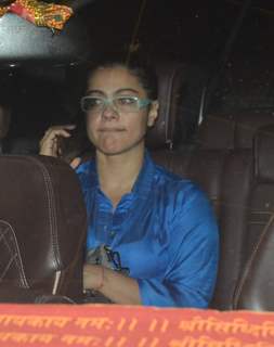 Kajol snapped with her family at Sunny Super Sound