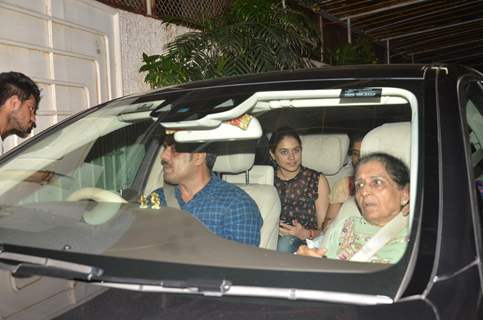 Kajol snapped with her family at Sunny Super Sound