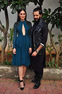 Riteish Deshmukh and Nargis Fakhri at Promotion of 'Banjo' on sets of Dance Plus 2