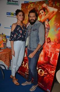 Nargis Fakhri and Riteish Deshmukh at Promotion of 'Banjo' at Big FM Studio