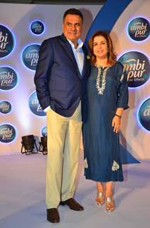 Boman Irani and Farah Khan promote Ambi Pur