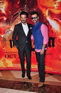 Anil Kapoor and Sanjay Kapoor at Music launch of film 'Mirzya'