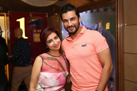 Manish Raisinghan with Rashmi Sharma at Special screening of Film 'Pink'