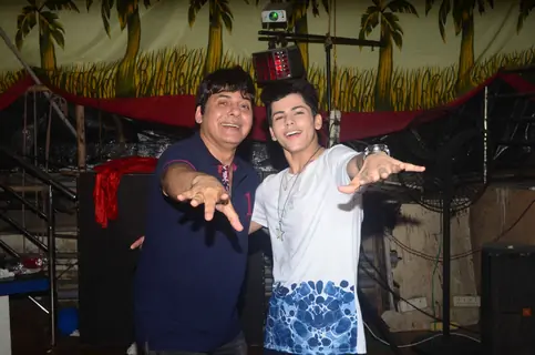 Sudesh Lahiri at Birthday bash of Siddharth Nigam and announcement of film 'BHANKAS'