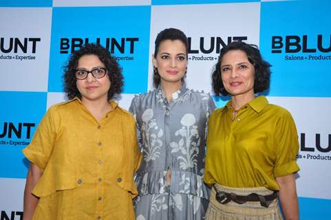 Dia Mirza at the Launch of Adhuna Bhabani's BBlunt in Malad