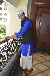 Shreyas Talpade at Wah Taj Interviews