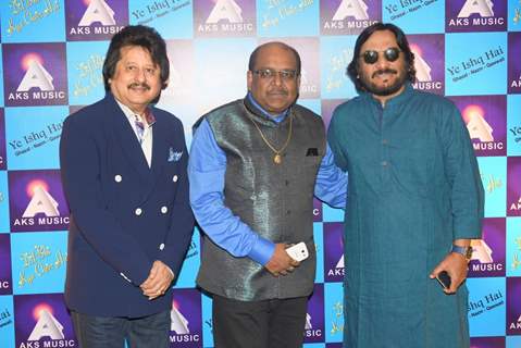 Pankaj Udhas, Ram Shankar and Roop Kumar Rathod at Launch of Album 'Yeh Ishq Hai'