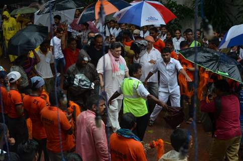 Rishi Kapoor at R.K Studio Ganesh Visarjan