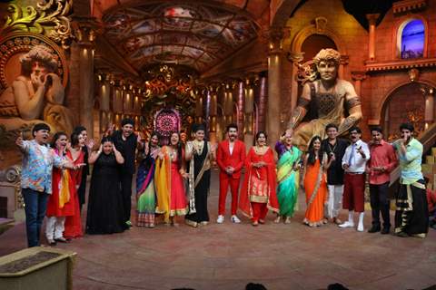 Colours TV actors visits on set of Comedy Nights Bachao