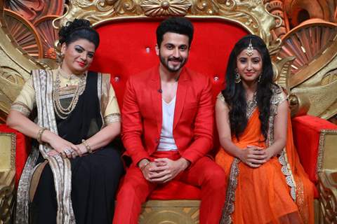 Prachee Pathak, Dheeraj Dhoopar and Sana Amin Sheikh visits on set of Comedy Nights Bachao