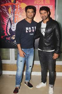 Sushant and Shabbir Ahluwalia promotes 'M.S. Dhoni: The Untold Story' on the sets of Kum Kum Bhagya