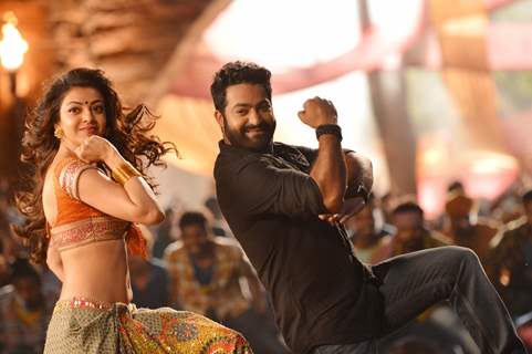 N. T. Rama Rao Jr. and Kajal Aggarwal from Pakka Local Song in Janatha Garage