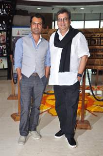 Nawazuddin Siddiqui and Subhash Ghai at Whistling Woods