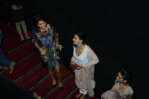 Taapsee Pannu and Kirti Kulhari at Press Meet of PINK in Delhi