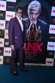 Amitabh Bachchan at Press Meet of PINK in Delhi