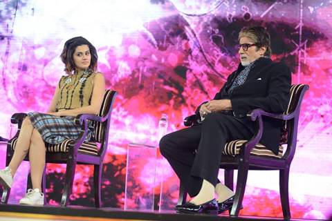 Taapsee Pannu and Amitabh Bachchan at NDTV Program 'Youth for Change'