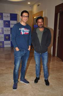 Sanjay Suri with Onir at Special screening of film 'Parched'