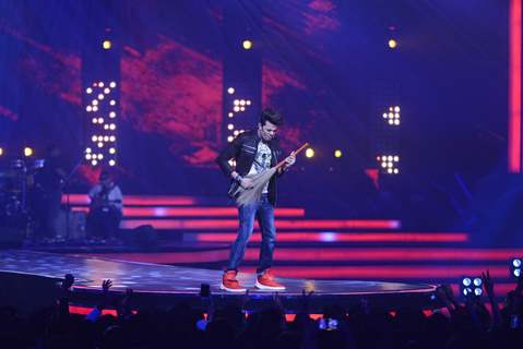 Manish Paul at Music launch of movie Rock On 2