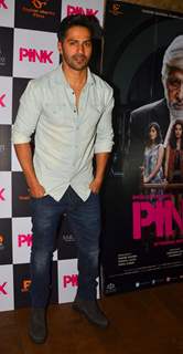 Varun Dhawan at screening of 'Pink'