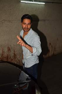 Varun Dhawan at screening of 'Pink'