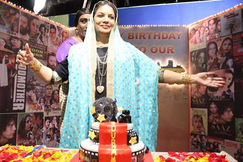 Shabana Azmi's birthday bash on the sets of Amma